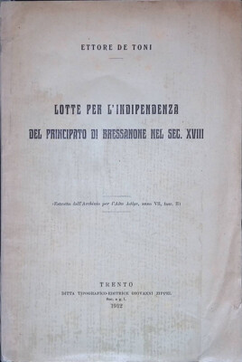 Unabhängigkeitskämpfe des Fürstentums Brixen im Jh. XVIII