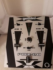GEMINI PMX-20 CROSSFADER PRO STEREO PREAMP MIXER DJ Equipment UNTESTED