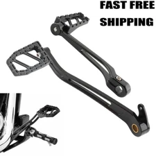 Black Shifter Peg Brake Pedal Lever For Harley Softail Fat Boy Low Rider Slim FL