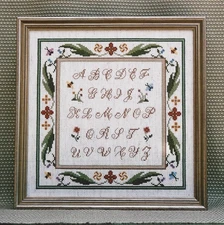 Annalee Waite Designs Cross Stitch Pattern Only - The Elegant Alphabet