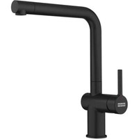 Franke Messing Hochdruck Armatur, Wasserhahn Active L Festauslauf Black Matt Sei