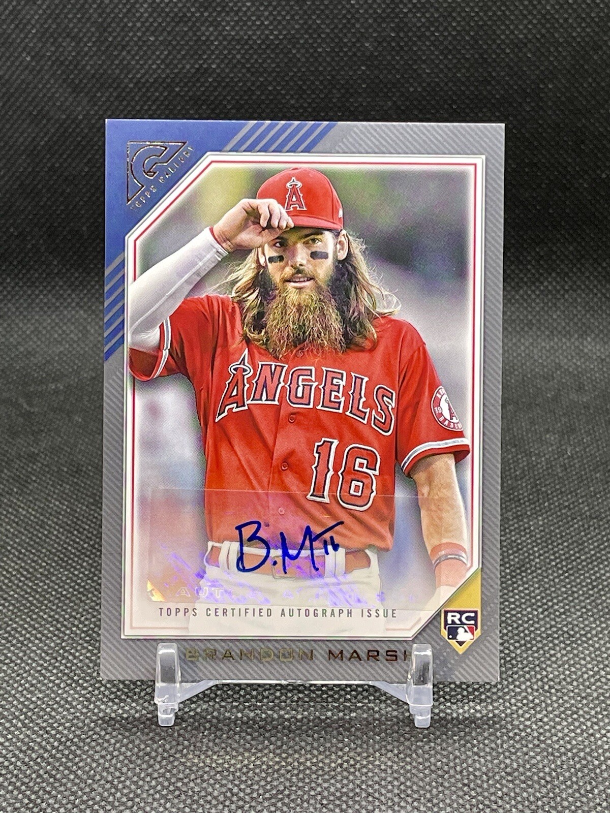 2022 Topps Gallery Baseball Brandon Marsh Rookie Auto #RA-BM