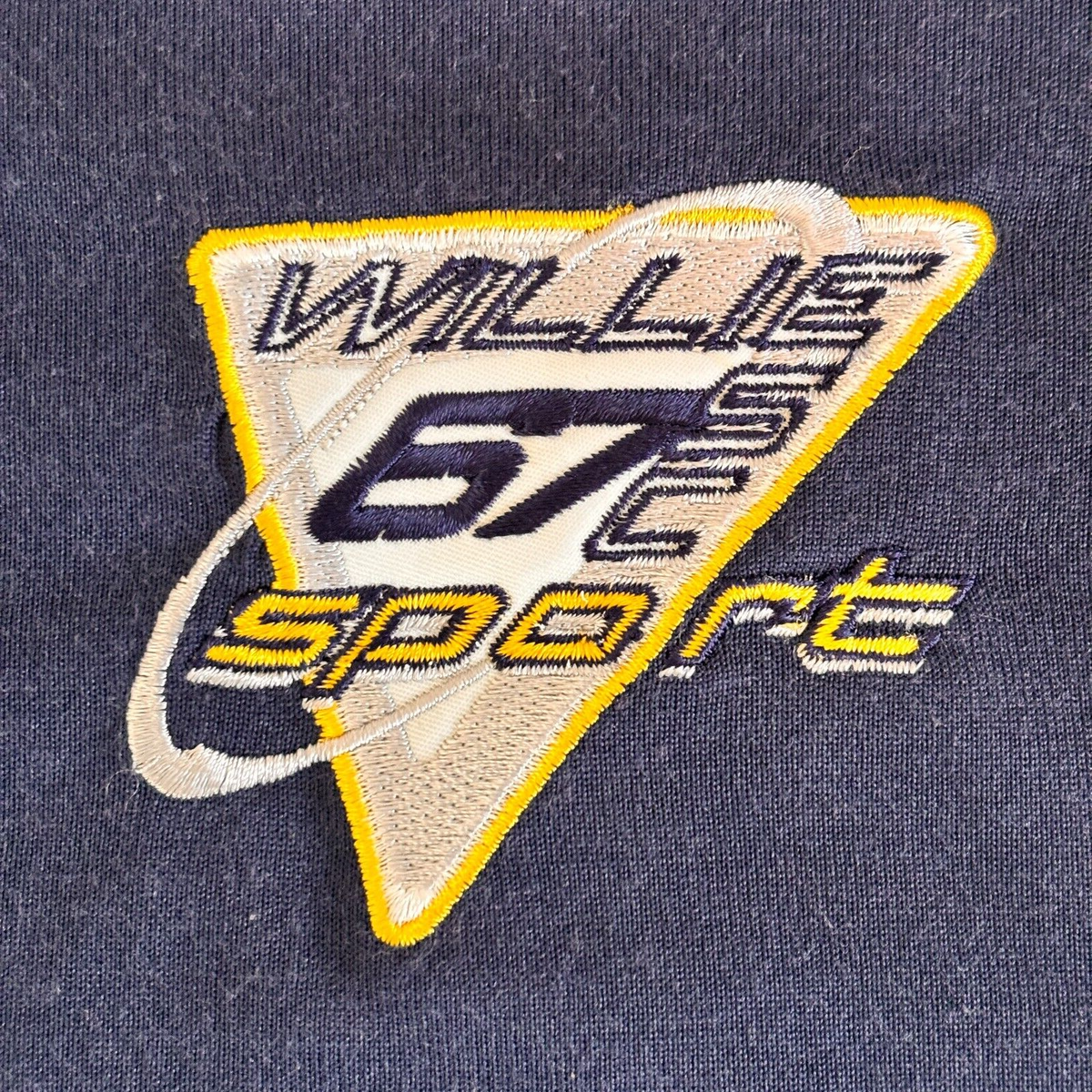 ウィリー・エスコ ポロシャツ XXL nas Vintage Willie Esco Polo Shirt Men 2XL Navy Sport 67 Classic