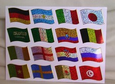 16 x naklejki EUROPA+WORLD - naklejki z miką - do dekoracji