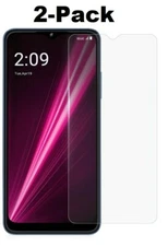 (2-Pack) Clear Tempered Glass Screen Protector for T-Mobile Revvl 6 5G