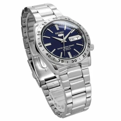 Seiko 5 SNKD99K1 Automatic Day-Date Blue Dial Stainless Steel Men&