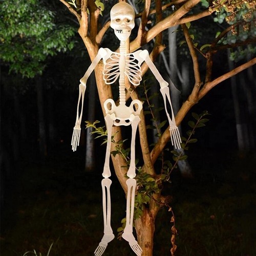 Luminous Skeleton Body Horror Halloween House Tricky Props Scary Outdoor Decor - Picture 8 of 17