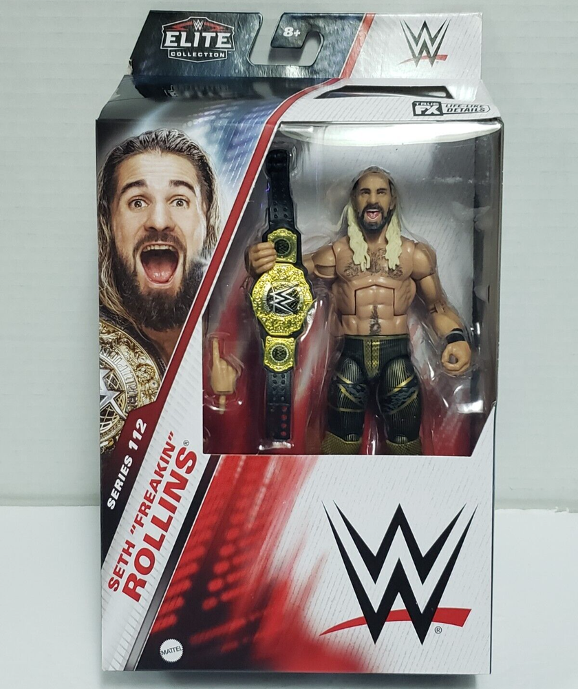 SETH FREAKIN ROLLINS WWE WWF Mattel Elite Collection Series 112 Figure BOX WEAR