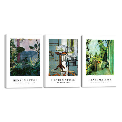 Henri Matisse Posters The Terrace, St.Tropez The Window Moroccan Landscape Art