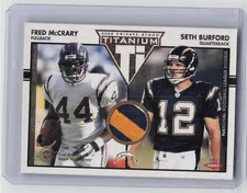2002 Pacific Private Stock Titanium #162 Fred McCrary / Seth Burford #/1100