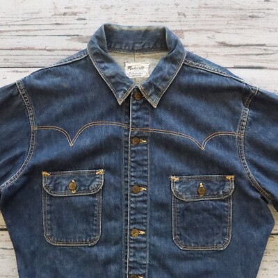 Vintage 40s 50s Madewell Sanforized Type 2 Denim Trucker
