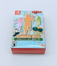 Active Life Outdoor Challenge Nintendo Switch Includes 2 Leg Straps New Sealed