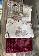 14 Piece Shower Curtain 70 X 72 New