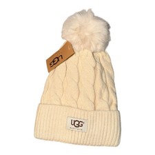 UGG Ivory Winter Beanie Hat NWT
