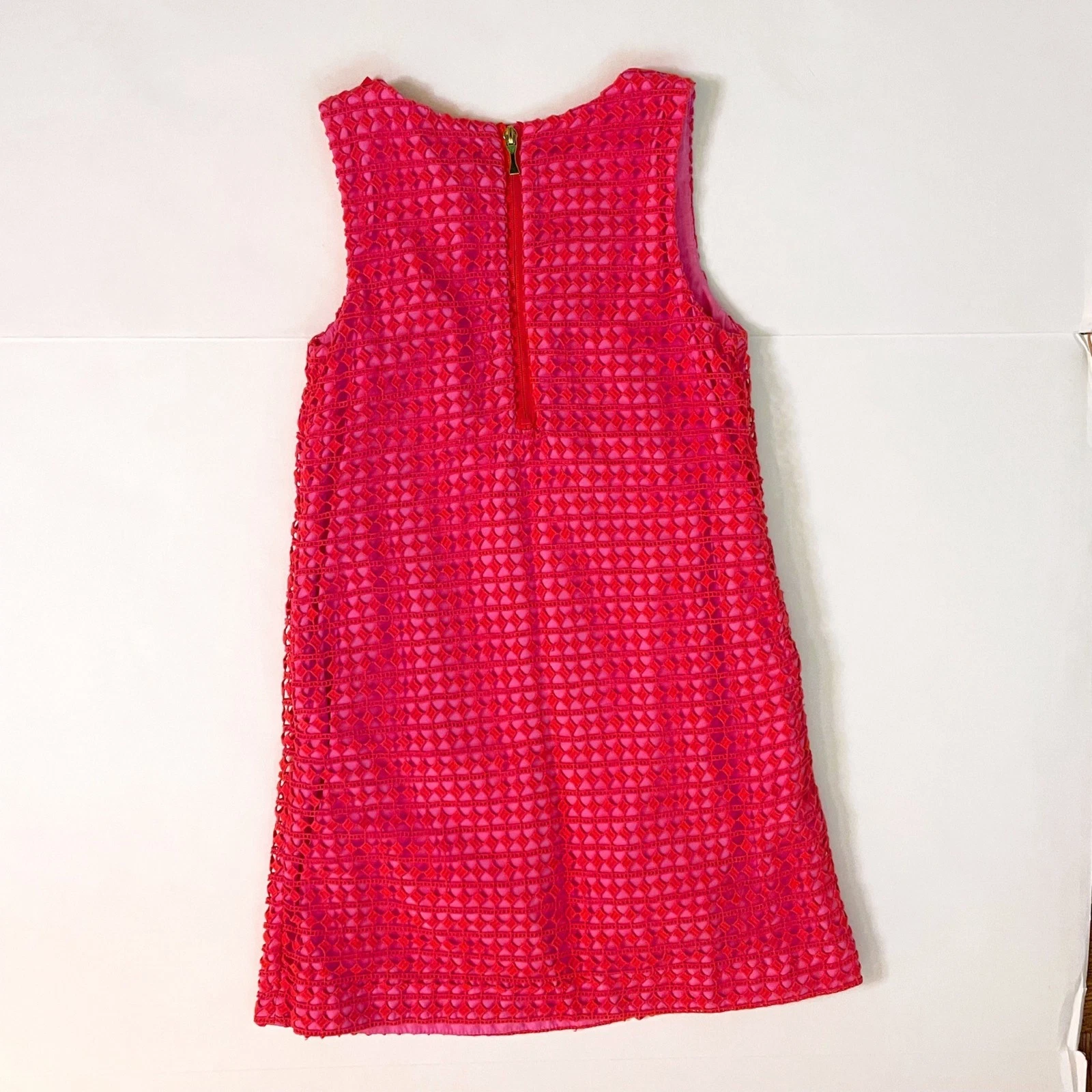 Abito rosa Kate Spade per bambina in pizzo con cambio taglia 10