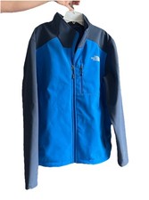 The North Face Men’s Blue Soft Shell Full Zip Jacket Size XL