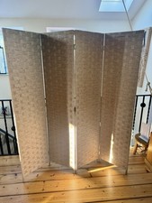 4Panel Folding Room Divider Freestanding Wall Privacy Screen Protector