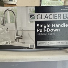 Glacier Bay Motion Sensor Pull-Down Kitchen Faucet, Brushed Nickel, High Arc