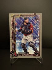 Adrian Del Castillo 2025 Topps Holiday #H181 Silver Glitter Holiday Parallel RC
