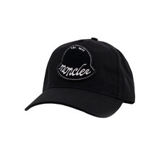 Moncler Logo Patch Baseball Cap Black 3B000 30 0U082 999 150067848