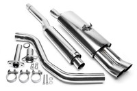 Sportauspuffanlage Edelstahl 2X76Dtm VW Polo 3 86C ABE