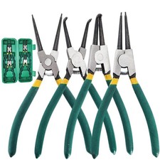Covzoe 4 Pieces Snap Ring Pliers Set With Storage Case 7 Inch Green
