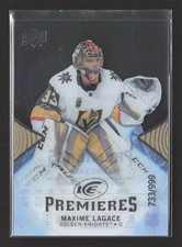 2018 2017 Upper Deck Ice Premieres Maxime Lagace #139 733/999