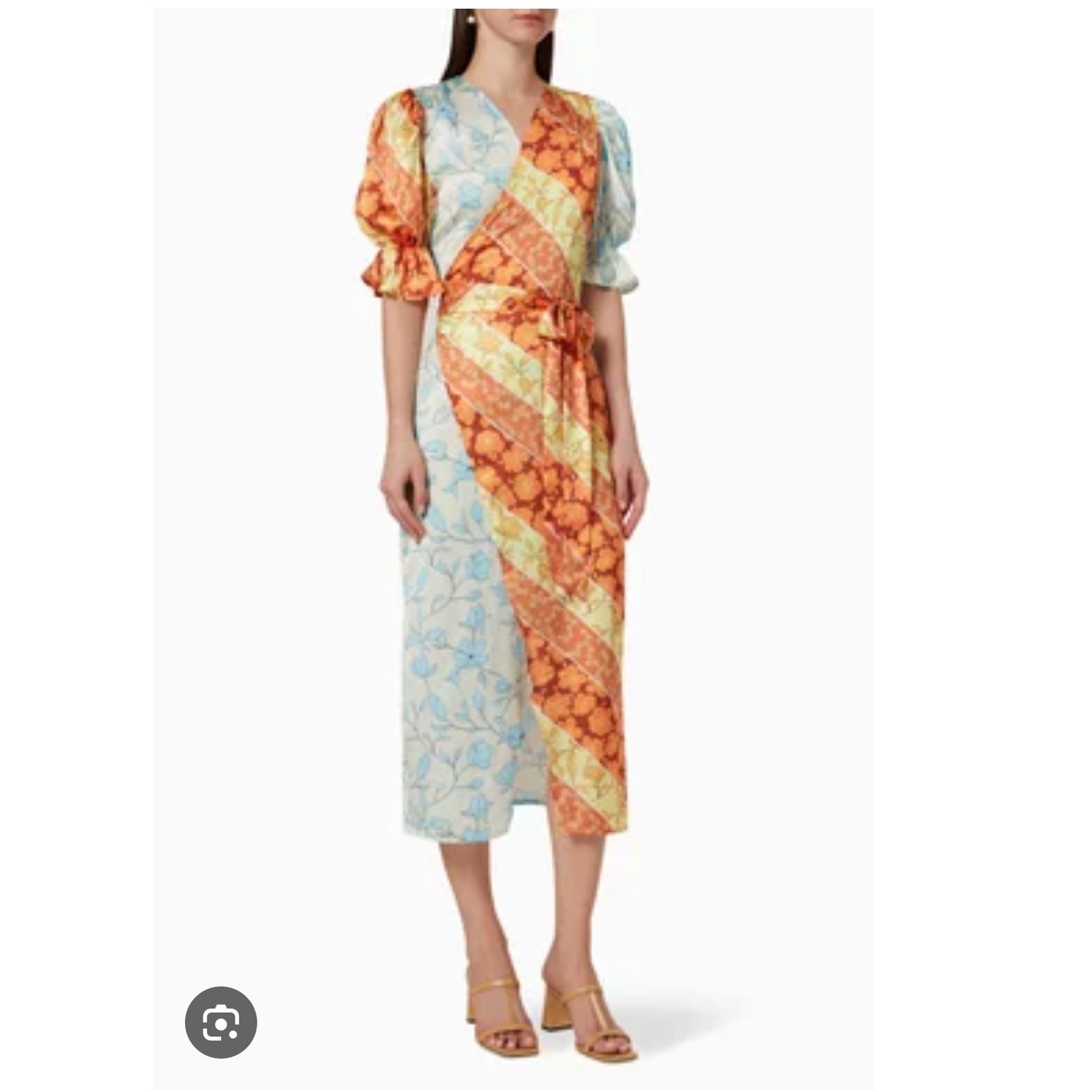 Never Fully Dressed Indi Spliced Patchwork Floral… - image 1