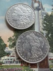 Cleaned Morgan Silver Dollar Lot of 2 🇺🇸