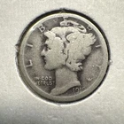 1919-D Mercury Dime - Very Nice - #66 Silver 90 %