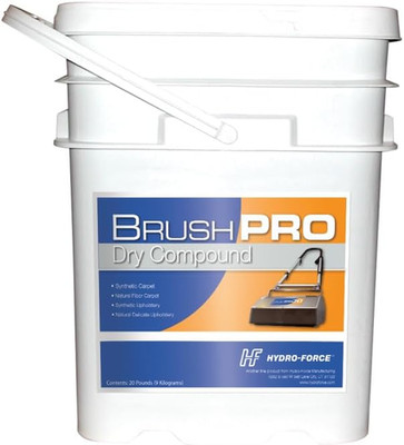 Brush Pro Dry Compound, Dry Carpet Cleaner for Rotating Brush Machines, 20 Lbs