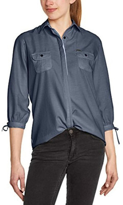 OxbOw Emusa Damen Hemd Bluse, Marine Blau, Gr. XXL