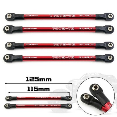 4PCS Metal Push-Rods For 1/10 Traxxas Revo E-Revo Summit 5318X