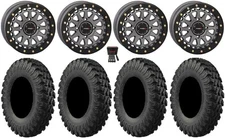System 3 SB-6 Bdlk 15" Wheels Gm (5+2) 37" MotoRally Tires Renegade Outlander