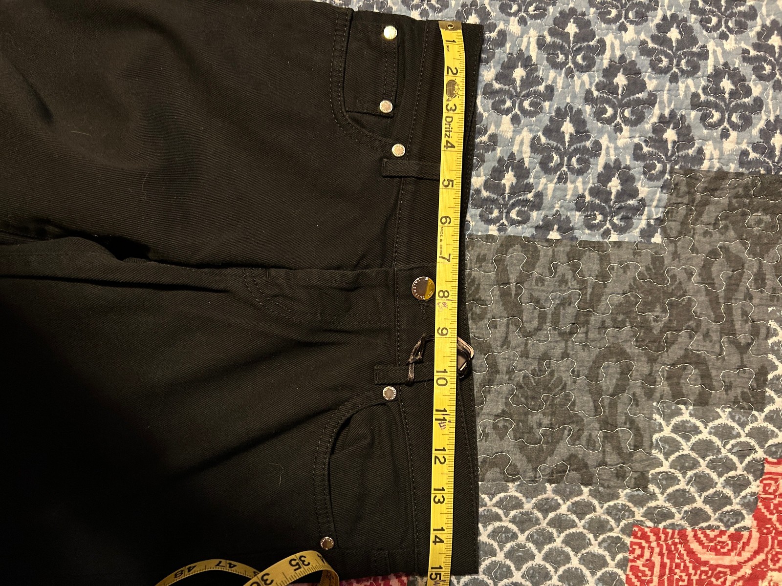 New R.E.D Valentino Straight Leg Button Fly Black Jeans 28 27 26 PRICED TO SELL