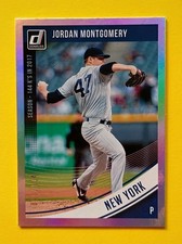 2018 Panini Donruss - Jordan Montgomery #152 Stat Line Season Serial Number /144