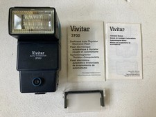 Vivitar Auto Thyristor 3700 Electric Flash for Canon w/ Filter