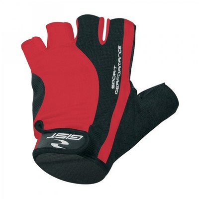 KURZE FAHRRADHANDSCHUHE GIST PRO ROT L (PAAR AUF KARTE) MIT SELBSTKLEBEND -5515