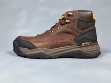 Caterpillar Provoke Mid Waterproof Alloy Toe Work Boots Brown P91319 Men's 12