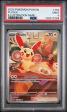 Plusle Illustration Rare Pokemon Par En-Paradox Rift 193 NM PSA 9 on eBay