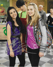 * SHANE HARPER & SAMANTHA BOSCARINO  * signed 8x10 photo * GOOD LUCK CHARLIE *