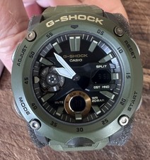 ✅ Casio g shock Watch GA-2000-3AER Mens Carbon core military army Green