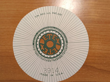 (5) Detex Watchclock Paper disks - dials # 3914