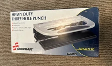 Skill craft Heavy Duty Three Hole punch, Comfort Grip