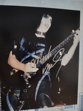 Motley Crue Mick Mars Signed 8x10 Live Photo Rare