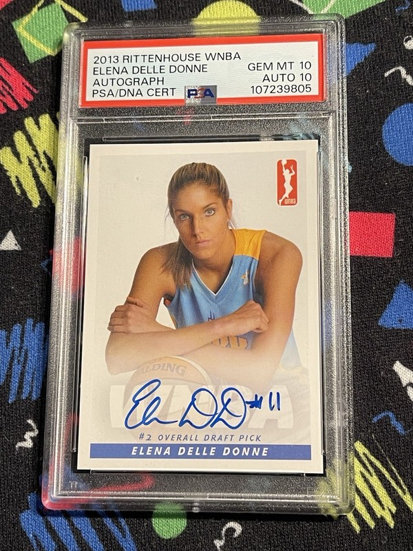 2013 Rittenhouse WNBA Elena Delle Donne Rookie RC PSA 10 On Card Auto 10