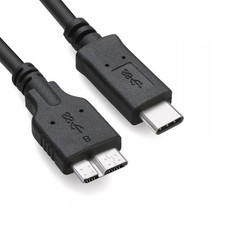 3FT External Hard Drive Cord to USB C for Western Digital WD My 3 feet