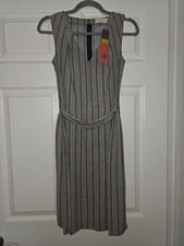 Tory Burch Nicola Dress In Shore Khaki Size XS, NWT