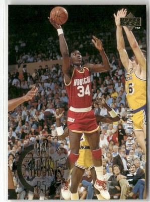 1995-96 UPPER DECK #138 HAKEEM OLAJUWON HOUSTON ROCKETS