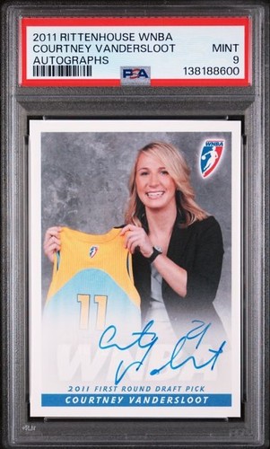 2011 Rittenhouse Courtney Vandersloot WNBA Rookie Autograph PSA 9